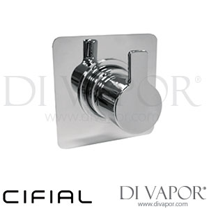 Cifial 32217CL.L | 32217CL.R Coule 3/4 Inch Wall Stop Valve Spare Parts